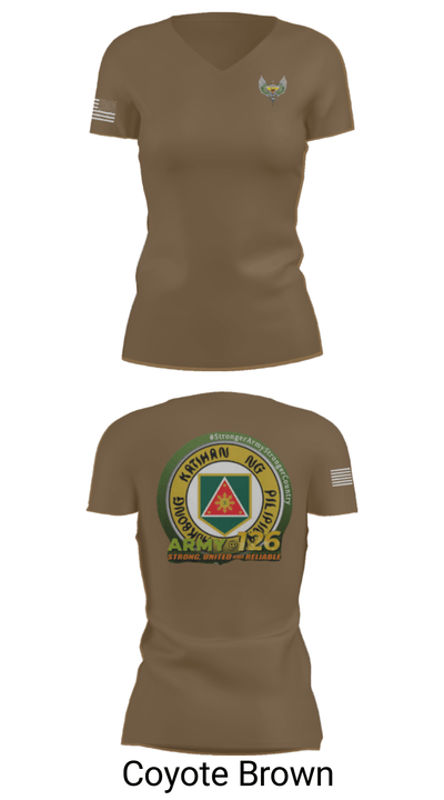 51st Combat Engineers 81487377 Women's Short Sleeve V-neck Shirt - 8