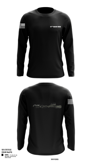 Long Sleeve Performance Shirt, 11Th MAR REG, Marines, Teamtime, Team time, sublimation, custom sports apparel, team uniforms, spirit wear, spiritwear, sports uniforms, custom shirts, team store, custom team store, fundraiser sports, apparel fundraiser