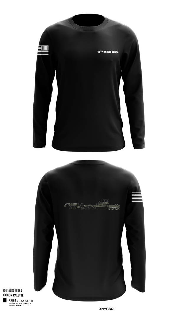 Long Sleeve Performance Shirt, 11Th MAR REG, Marines, Teamtime, Team time, sublimation, custom sports apparel, team uniforms, spirit wear, spiritwear, sports uniforms, custom shirts, team store, custom team store, fundraiser sports, apparel fundraiser
