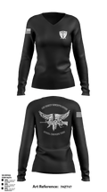 LCSO Special Response Team 95977830 Women's Long Sleeve V-neck Shirt - 3