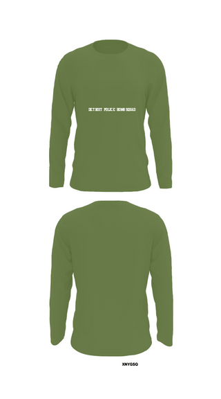 Long Sleeve Performance Shirt, Detroit Police Bomb Squad, Police, Teamtime, Team time, sublimation, custom sports apparel, team uniforms, spirit wear, spiritwear, sports uniforms, custom shirts, team store, custom team store, fundraiser sports, apparel fundraiser