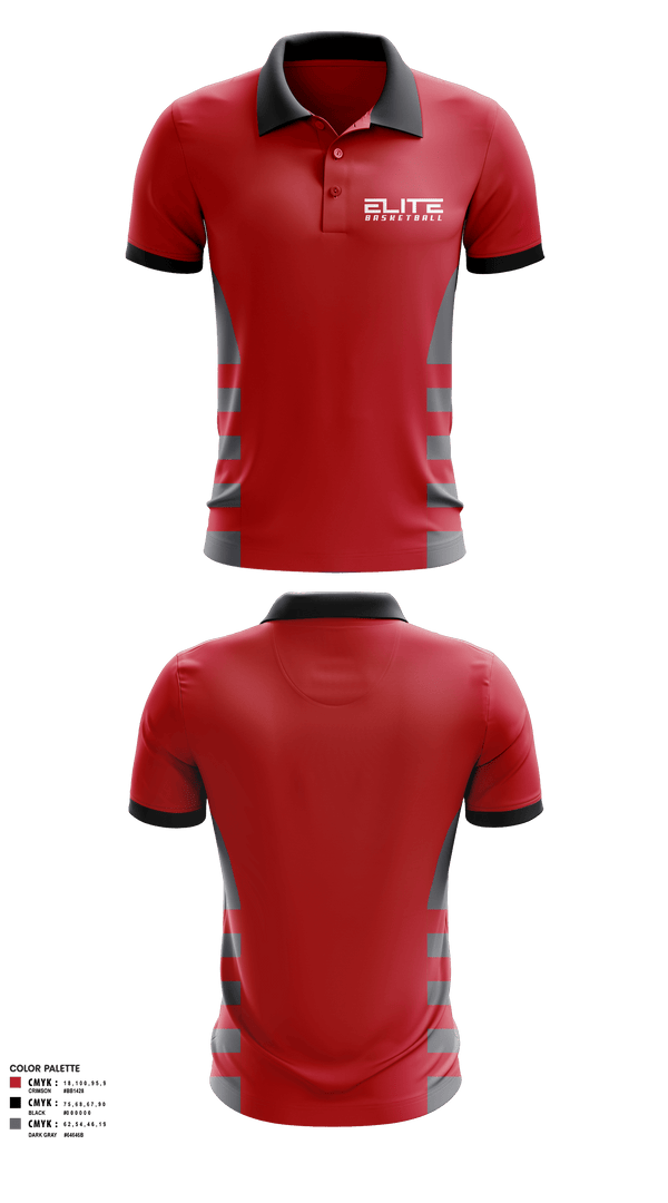 Short Sleeve Performance Polo, Ildar Elite, Men's Basketball, Teamtime, Team time, sublimation, custom sports apparel, team uniforms, spirit wear, spiritwear, sports uniforms, custom shirts, team store, custom team store, fundraiser sports, apparel fundraiser