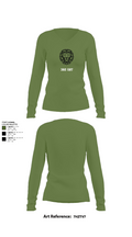 382 SRT 54292803 Women's Long Sleeve V-neck Shirt - 42