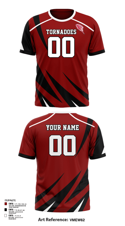 Tornadoes 86564935 Short Sleeve Performance Shirt - 1