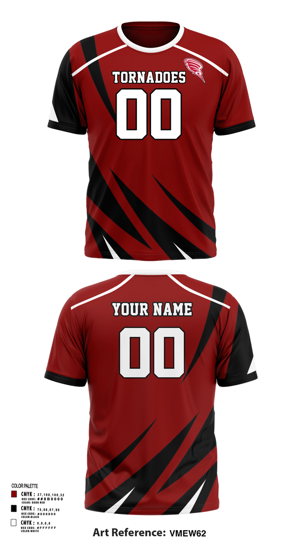 Short Sleeve Performance Shirt, Tornadoes, Men's Volleyball, Teamtime, Team time, sublimation, custom sports apparel, team uniforms, spirit wear, spiritwear, sports uniforms, custom shirts, team store, custom team store, fundraiser sports, apparel fundraiser