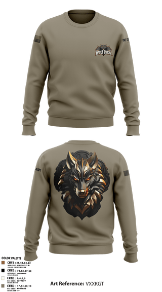 Crew Neck Sweatshirt, 501st BSB, Army, Teamtime, Team time, sublimation, custom sports apparel, team uniforms, spirit wear, spiritwear, sports uniforms, custom shirts, team store, custom team store, fundraiser sports, apparel fundraiser