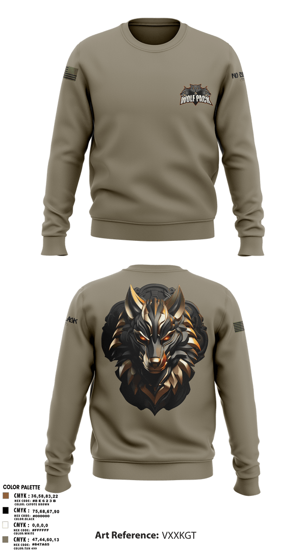 Crew Neck Sweatshirt, 501st BSB, Army, Teamtime, Team time, sublimation, custom sports apparel, team uniforms, spirit wear, spiritwear, sports uniforms, custom shirts, team store, custom team store, fundraiser sports, apparel fundraiser