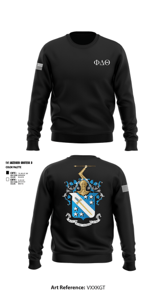 Crew Neck Sweatshirt, Phi Delta Theta, Army, Teamtime, Team time, sublimation, custom sports apparel, team uniforms, spirit wear, spiritwear, sports uniforms, custom shirts, team store, custom team store, fundraiser sports, apparel fundraiser