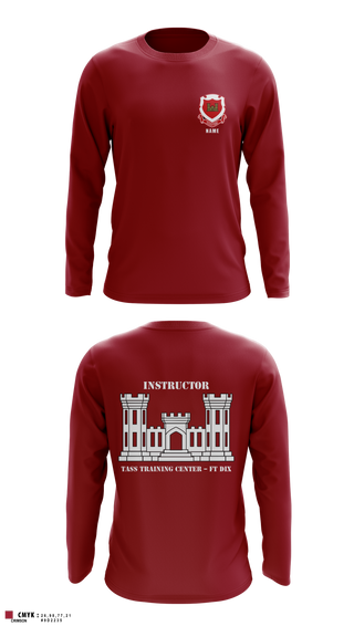 Long Sleeve Performance Shirt, 80th TC, TTC-Dix, Army, Teamtime, Team time, sublimation, custom sports apparel, team uniforms, spirit wear, spiritwear, sports uniforms, custom shirts, team store, custom team store, fundraiser sports, apparel fundraiser