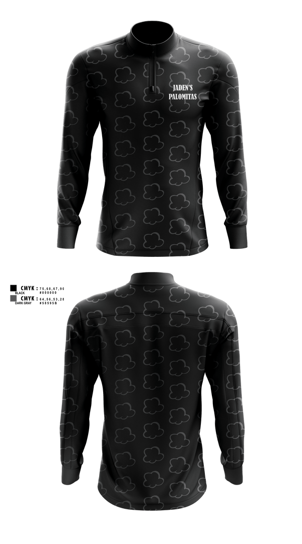 Quarter Zip Jacket, Jaden’s palomitas, , Teamtime, Team time, sublimation, custom sports apparel, team uniforms, spirit wear, spiritwear, sports uniforms, custom shirts, team store, custom team store, fundraiser sports, apparel fundraiser