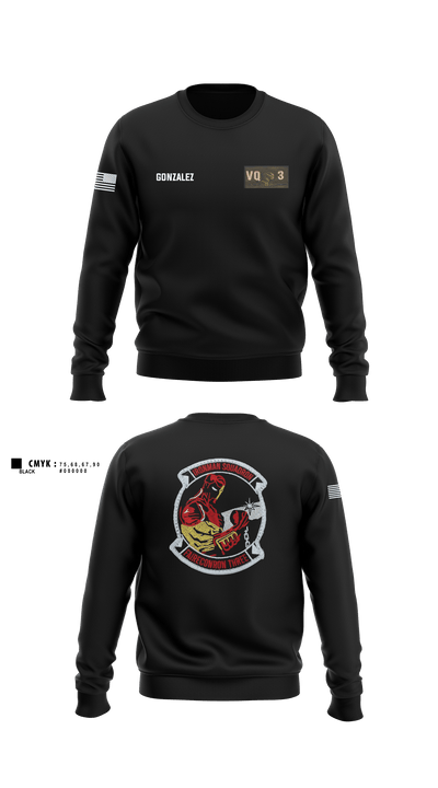 VQ-3 DET TRVS 52792969 Crew Neck Sweatshirt - 1