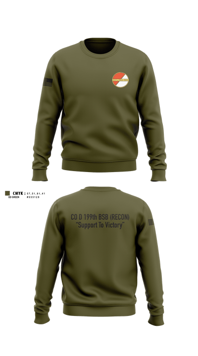Co D 199TH BSB RECON 1334677 Crew Neck Sweatshirt - 4