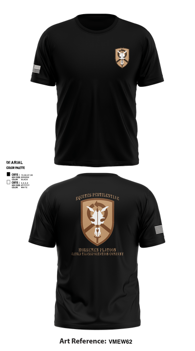 1st Platoon, 423 TC 69151656 Short Sleeve Performance Shirt - 3