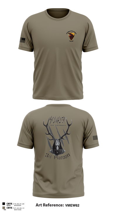 3rd Platoon 72140554 Short Sleeve Performance Shirt - 7