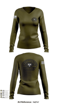 SRT 92441529 Women's Long Sleeve V-neck Shirt - 1