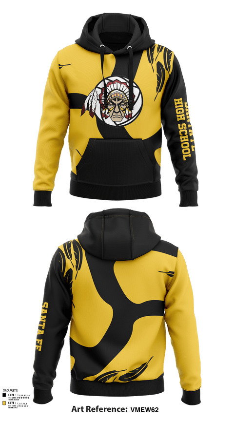 Hoodie, Santa Fe High School, Women's Volleyball, Teamtime, Team time, sublimation, custom sports apparel, team uniforms, spirit wear, spiritwear, sports uniforms, custom shirts, team store, custom team store, fundraiser sports, apparel fundraiser