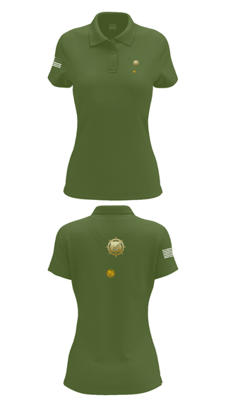 Women's Short Sleeve Performance Polo, 383rd MCT, Army, Teamtime, Team time, sublimation, custom sports apparel, team uniforms, spirit wear, spiritwear, sports uniforms, custom shirts, team store, custom team store, fundraiser sports, apparel fundraiser