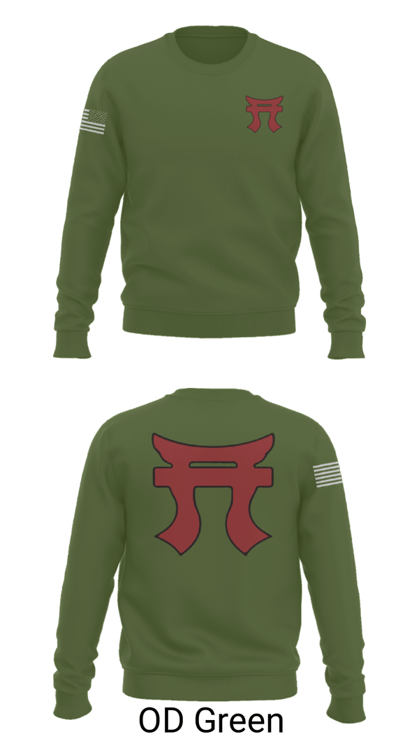 Crew Neck Sweatshirt, 187th Iron Rakkasans, Army, Teamtime, Team time, sublimation, custom sports apparel, team uniforms, spirit wear, spiritwear, sports uniforms, custom shirts, team store, custom team store, fundraiser sports, apparel fundraiser