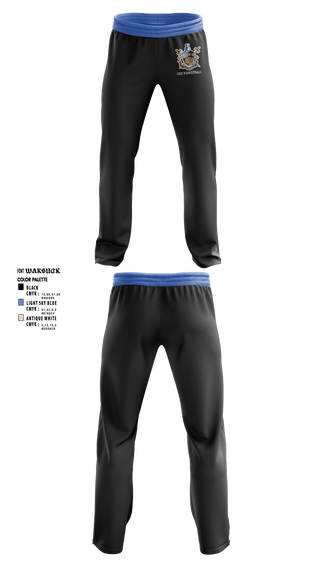 Sweatpants, Crusaders, Men's Basketball, Teamtime, Team time, sublimation, custom sports apparel, team uniforms, spirit wear, spiritwear, sports uniforms, custom shirts, team store, custom team store, fundraiser sports, apparel fundraiser
