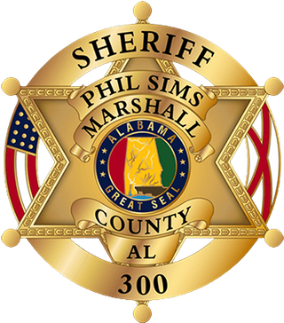 Marshall County Sheriffs Office 51490658 Stainless Steel Water Bottle with a Straw Lid