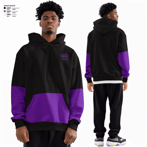 Hoodie, Division 802, Men's Basketball, Teamtime, Team time, sublimation, custom sports apparel, team uniforms, spirit wear, spiritwear, sports uniforms, custom shirts, team store, custom team store, fundraiser sports, apparel fundraiser