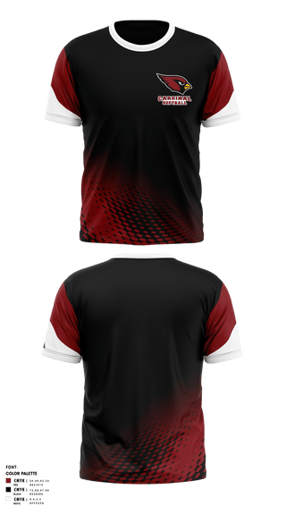 Short Sleeve Performance Shirt, Pompton Lakes Cardinals, Softball, Teamtime, Team time, sublimation, custom sports apparel, team uniforms, spirit wear, spiritwear, sports uniforms, custom shirts, team store, custom team store, fundraiser sports, apparel fundraiser