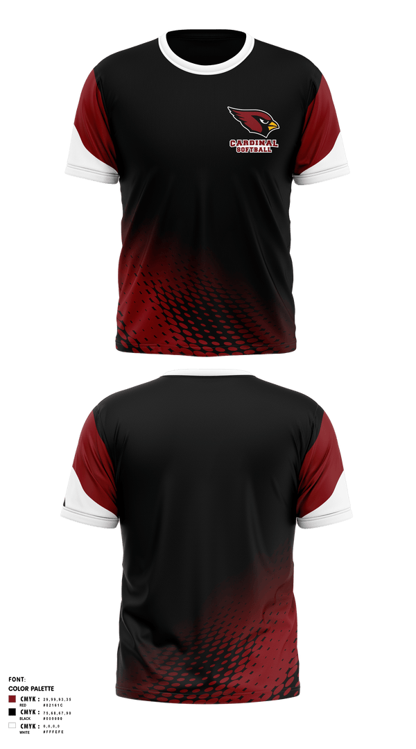 Short Sleeve Performance Shirt, Pompton Lakes Cardinals, Softball, Teamtime, Team time, sublimation, custom sports apparel, team uniforms, spirit wear, spiritwear, sports uniforms, custom shirts, team store, custom team store, fundraiser sports, apparel fundraiser
