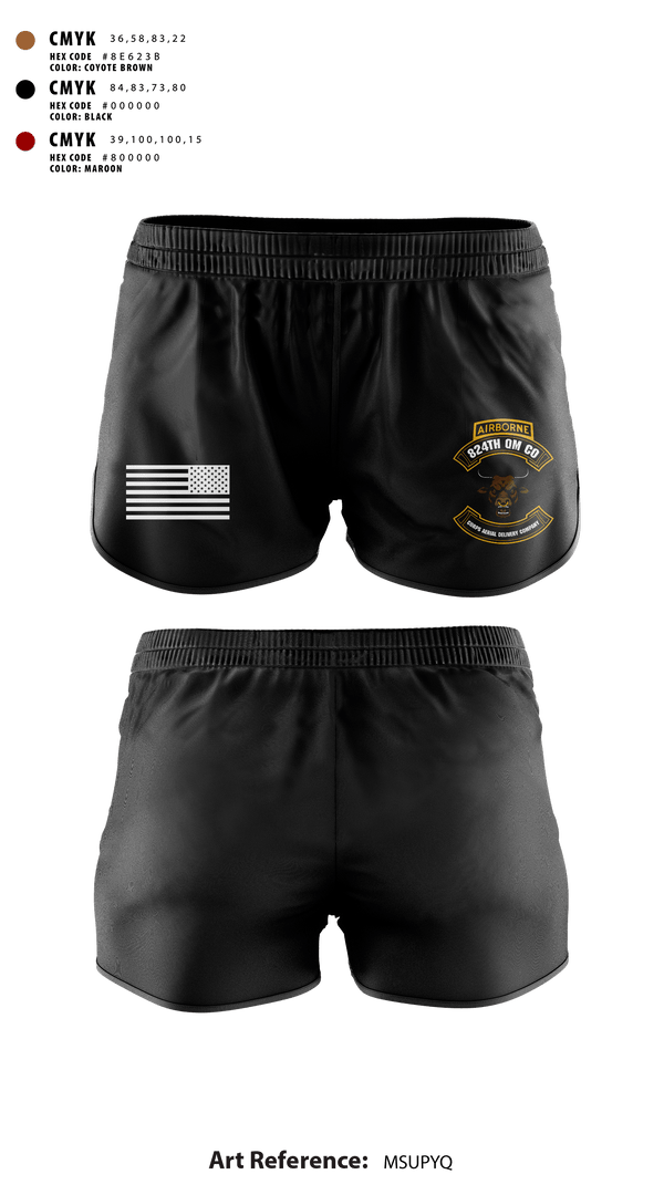 Ranger Panties, 824th QM CO (CADC-A), Army, Teamtime, Team time, sublimation, custom sports apparel, team uniforms, spirit wear, spiritwear, sports uniforms, custom shirts, team store, custom team store, fundraiser sports, apparel fundraiser