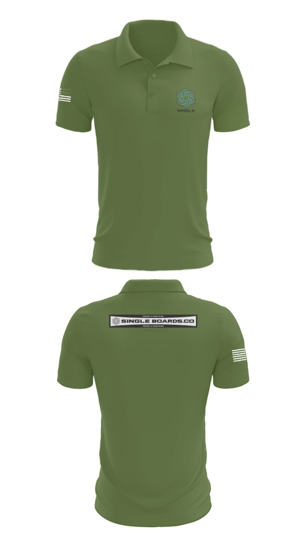 Short Sleeve Performance Polo, Single Boards.co, E-Sports, Teamtime, Team time, sublimation, custom sports apparel, team uniforms, spirit wear, spiritwear, sports uniforms, custom shirts, team store, custom team store, fundraiser sports, apparel fundraiser