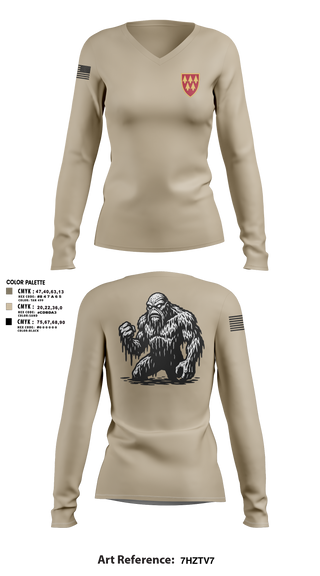 Women's Long Sleeve Vneck Shirt, DLOC, , Teamtime, Team time, sublimation, custom sports apparel, team uniforms, spirit wear, spiritwear, sports uniforms, custom shirts, team store, custom team store, fundraiser sports, apparel fundraiser