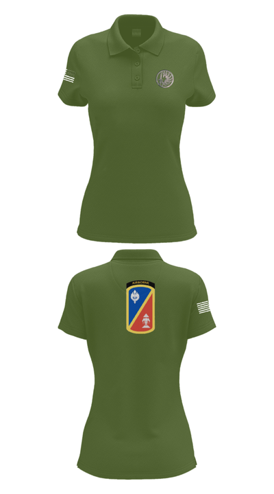 1st Det. Royal Lao Airborne 88518562 Women's Short Sleeve Performance Polo  - 55