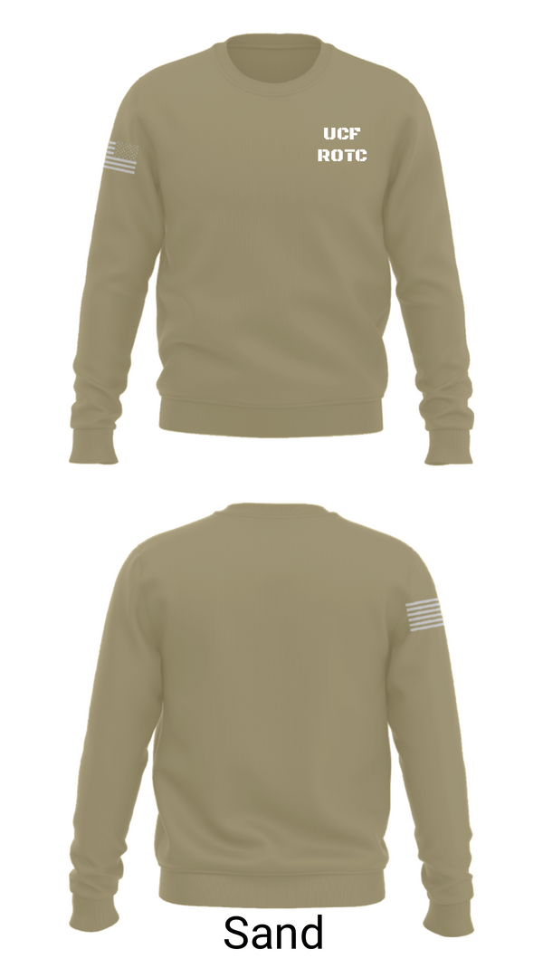 Crew Neck Sweatshirt, UCF ROTC, Army, Teamtime, Team time, sublimation, custom sports apparel, team uniforms, spirit wear, spiritwear, sports uniforms, custom shirts, team store, custom team store, fundraiser sports, apparel fundraiser