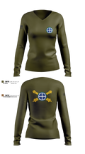 35th Divarty 9594732 Women's Long Sleeve V-neck Shirt - 2