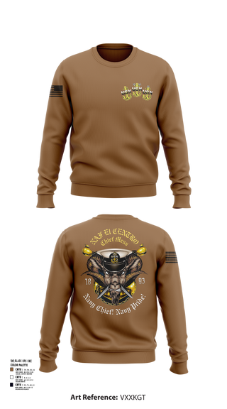 Crew Neck Sweatshirt, NAFEC CPO Mess, , Teamtime, Team time, sublimation, custom sports apparel, team uniforms, spirit wear, spiritwear, sports uniforms, custom shirts, team store, custom team store, fundraiser sports, apparel fundraiser