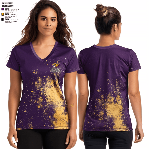 Women's Short Sleeve Vneck Shirt, Westgate High School Volleyball, Women's Volleyball, Teamtime, Team time, sublimation, custom sports apparel, team uniforms, spirit wear, spiritwear, sports uniforms, custom shirts, team store, custom team store, fundraiser sports, apparel fundraiser