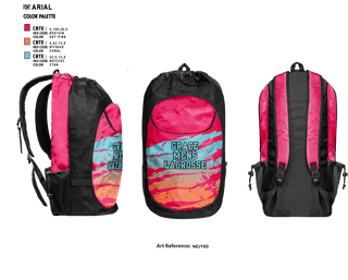 Gear Bag, Grace, Men's Lacrosse, Teamtime, Team time, sublimation, custom sports apparel, team uniforms, spirit wear, spiritwear, sports uniforms, custom shirts, team store, custom team store, fundraiser sports, apparel fundraiser