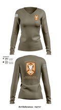 1st Platoon, 423 TC 69151656 Women's Long Sleeve V-neck Shirt - 3