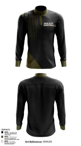 Quarter Zip Jacket, skar elite, Men's Basketball, Teamtime, Team time, sublimation, custom sports apparel, team uniforms, spirit wear, spiritwear, sports uniforms, custom shirts, team store, custom team store, fundraiser sports, apparel fundraiser