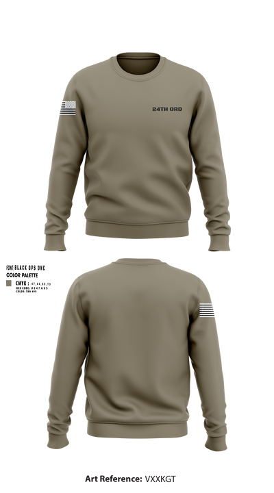 24th ORD 84691415 Crew Neck Sweatshirt - 105