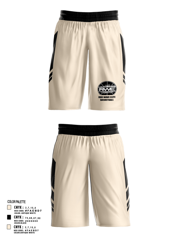 Mens Basketball Shorts, Rod Wave elite, Men's Basketball, Teamtime, Team time, sublimation, custom sports apparel, team uniforms, spirit wear, spiritwear, sports uniforms, custom shirts, team store, custom team store, fundraiser sports, apparel fundraiser