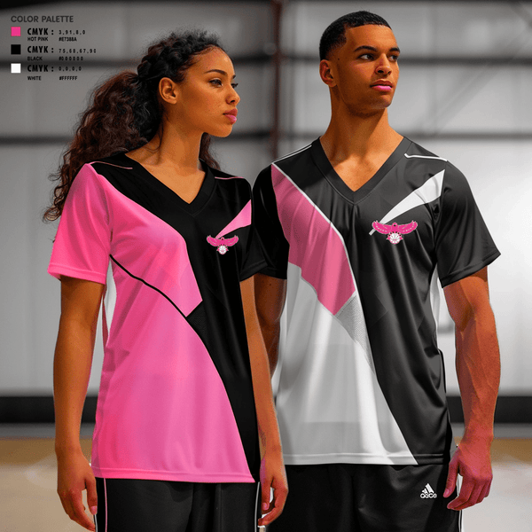 Women's Short Sleeve Vneck Shirt, C hawks, Men's Basketball, Teamtime, Team time, sublimation, custom sports apparel, team uniforms, spirit wear, spiritwear, sports uniforms, custom shirts, team store, custom team store, fundraiser sports, apparel fundraiser