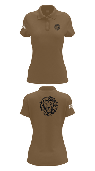 Women's Short Sleeve Performance Polo, 382 SRT, Army, Teamtime, Team time, sublimation, custom sports apparel, team uniforms, spirit wear, spiritwear, sports uniforms, custom shirts, team store, custom team store, fundraiser sports, apparel fundraiser