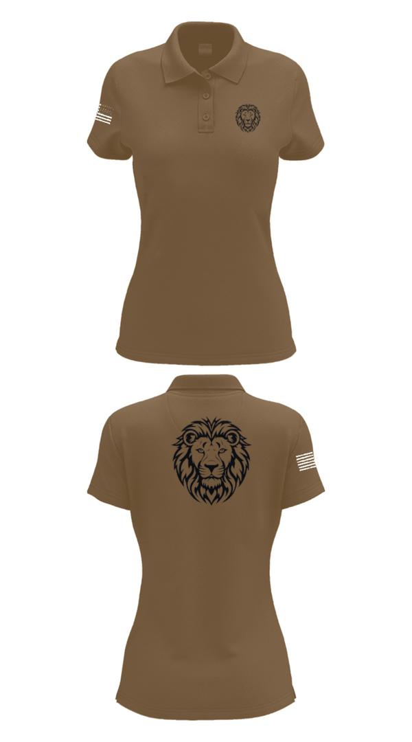 Women's Short Sleeve Performance Polo, 382 SRT, Army, Teamtime, Team time, sublimation, custom sports apparel, team uniforms, spirit wear, spiritwear, sports uniforms, custom shirts, team store, custom team store, fundraiser sports, apparel fundraiser