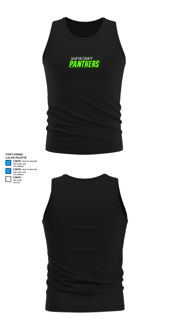 Tank Top, Martin County Panthers Football And Cheer, Football, Teamtime, Team time, sublimation, custom sports apparel, team uniforms, spirit wear, spiritwear, sports uniforms, custom shirts, team store, custom team store, fundraiser sports, apparel fundraiser