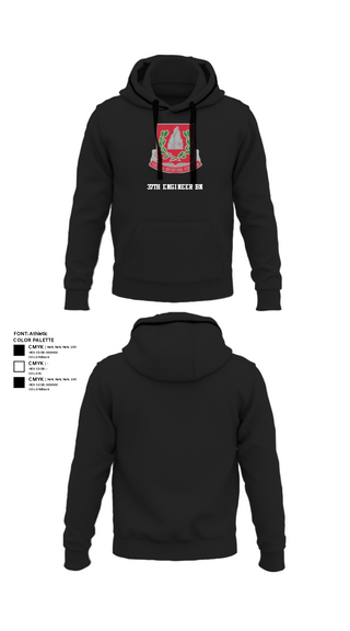 Hoodie, 37th engineer bn, Army, Teamtime, Team time, sublimation, custom sports apparel, team uniforms, spirit wear, spiritwear, sports uniforms, custom shirts, team store, custom team store, fundraiser sports, apparel fundraiser