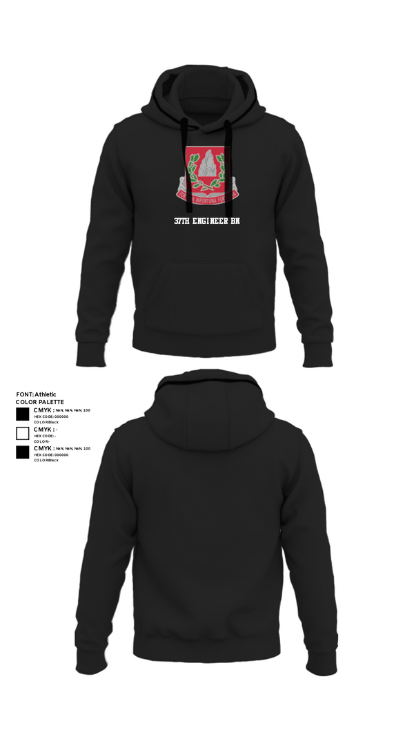 Hoodie, 37th engineer bn, Army, Teamtime, Team time, sublimation, custom sports apparel, team uniforms, spirit wear, spiritwear, sports uniforms, custom shirts, team store, custom team store, fundraiser sports, apparel fundraiser