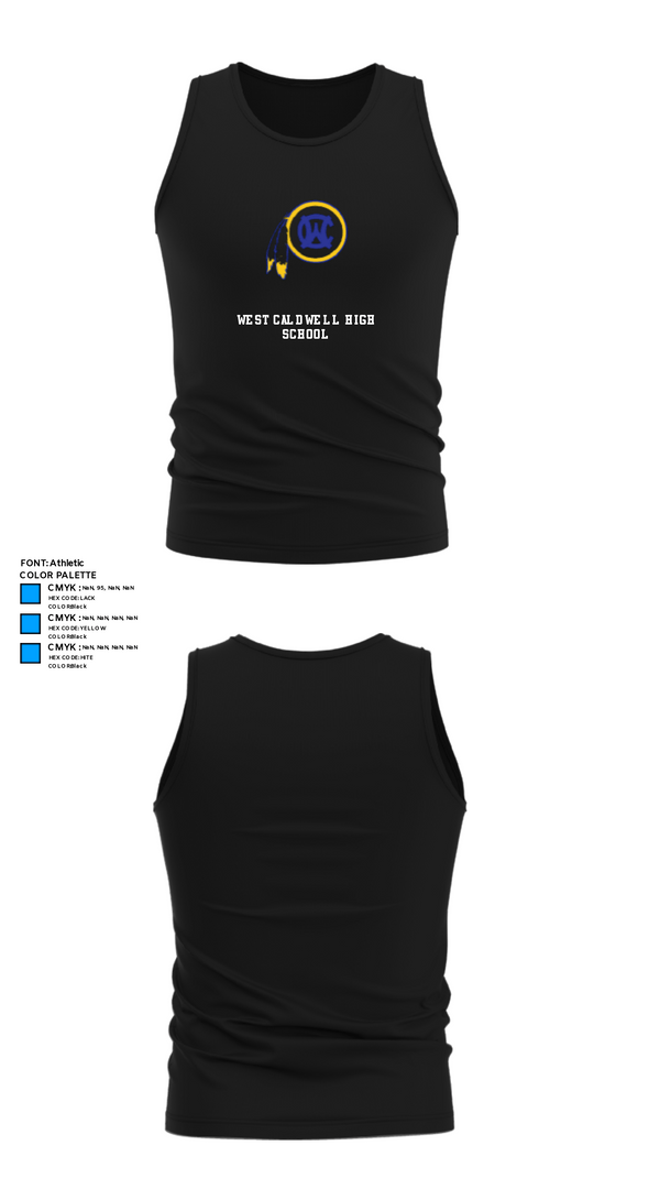 Tank Top, West Caldwell High School, Men's Volleyball, Teamtime, Team time, sublimation, custom sports apparel, team uniforms, spirit wear, spiritwear, sports uniforms, custom shirts, team store, custom team store, fundraiser sports, apparel fundraiser