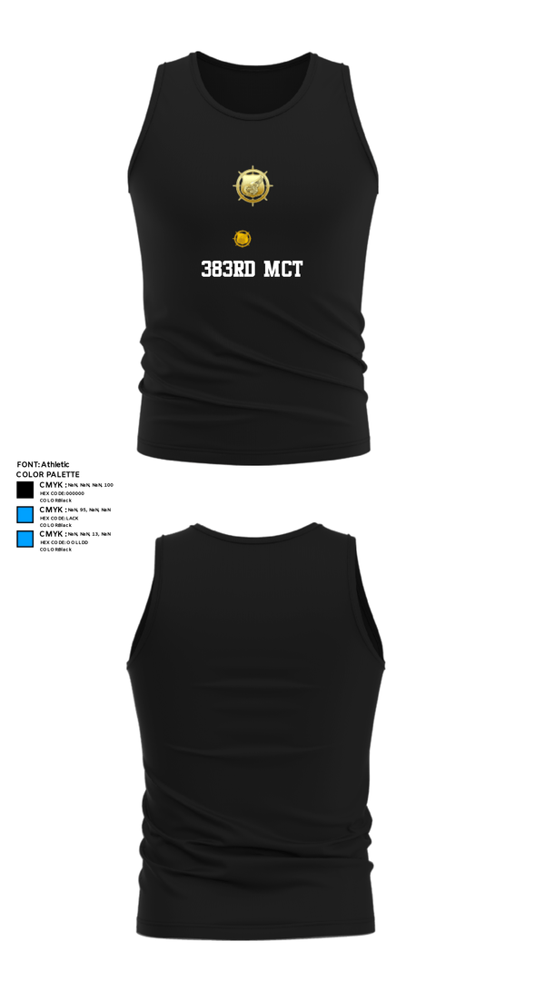 Tank Top, 383rd MCT, Army, Teamtime, Team time, sublimation, custom sports apparel, team uniforms, spirit wear, spiritwear, sports uniforms, custom shirts, team store, custom team store, fundraiser sports, apparel fundraiser