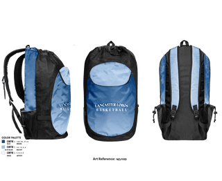 Gear Bag, Lancaster lobos, Women's Basketball, Teamtime, Team time, sublimation, custom sports apparel, team uniforms, spirit wear, spiritwear, sports uniforms, custom shirts, team store, custom team store, fundraiser sports, apparel fundraiser