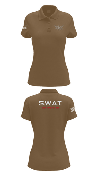 Women's Short Sleeve Performance Polo, MONTVILLE SERT, Police, Teamtime, Team time, sublimation, custom sports apparel, team uniforms, spirit wear, spiritwear, sports uniforms, custom shirts, team store, custom team store, fundraiser sports, apparel fundraiser